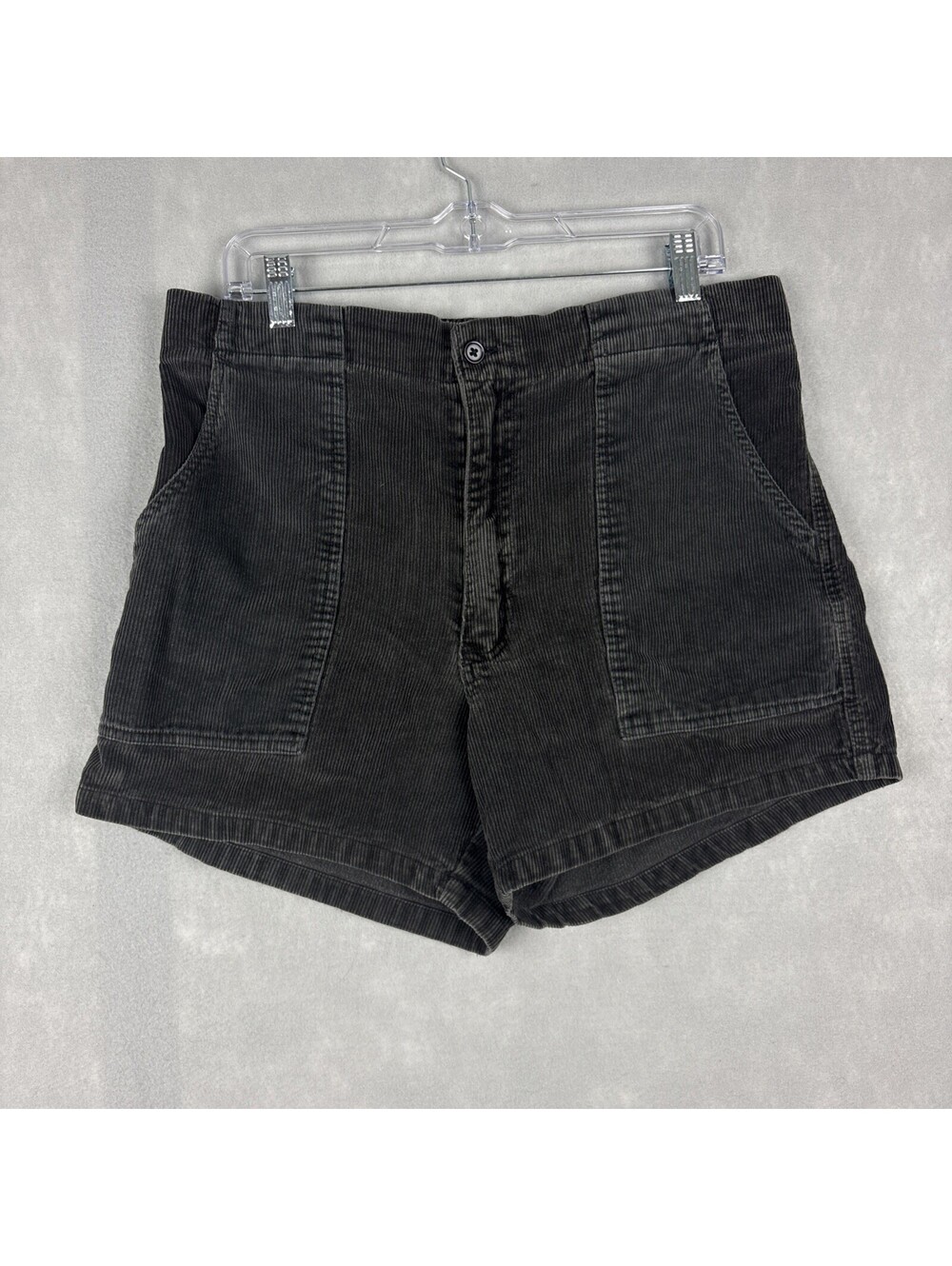 Vintage Towncraft Corduroy Shorts Men’s 34 Black Beach Cords Swim Surf Summer OP